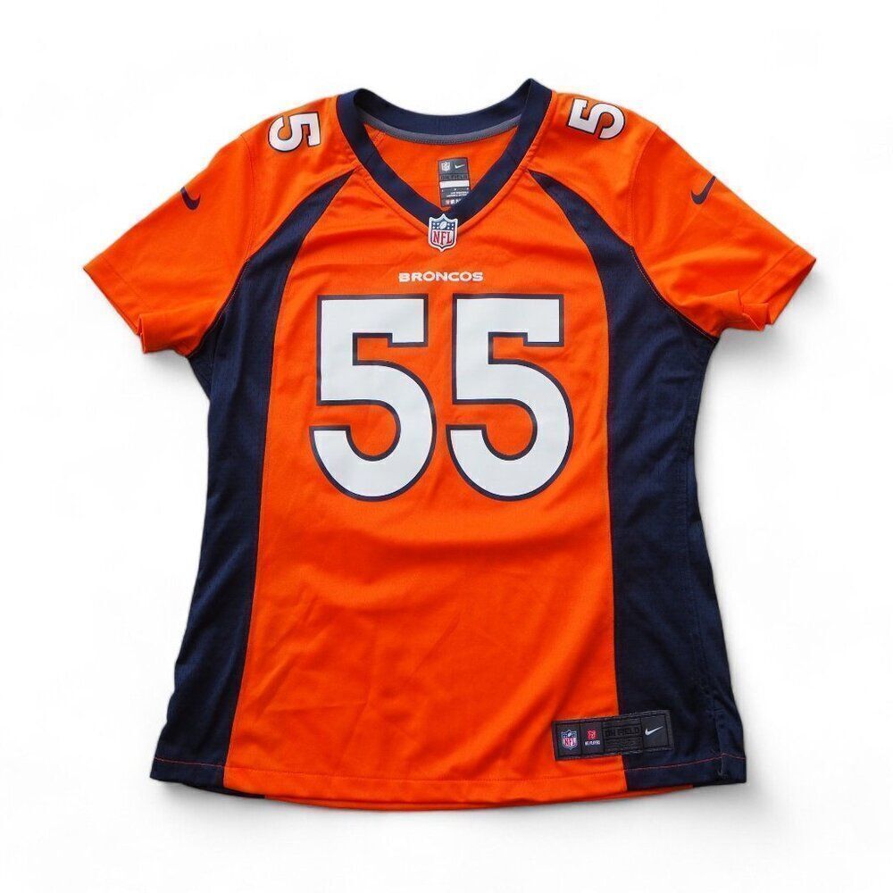 Nike On Field NFL Denver Broncos Bradley Chubbs #55 Football Jersey‎ Women's L